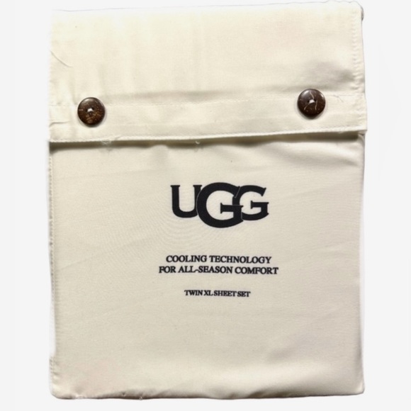 UGG Bedding Ugg Alahna Snow Twin Xl White Sheet Set Cooling